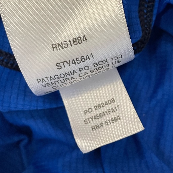 Patagonia Capilene Lightweight Crew Royal Blue Long Sleeve XL - Picture 7 of 9